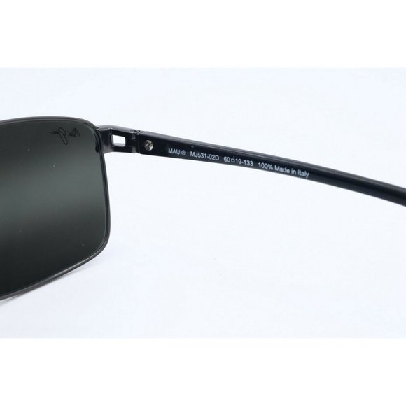 Maui Jim Cove Perk MJ 531-02D Gunmetal Sunglasses Gray Polarized Lenses 60mm(A) main image 6